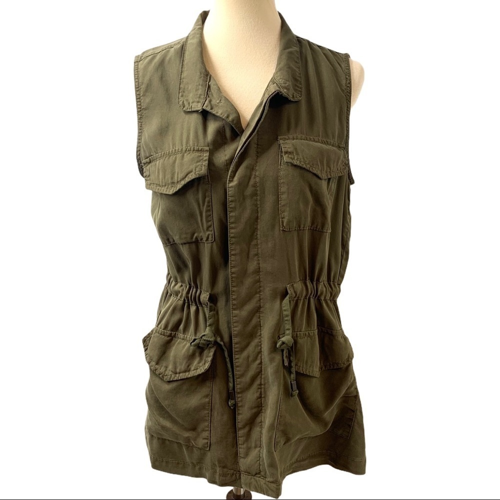 Universal Thread Army Green Utility Anorak Vest - Picture 8 of 10